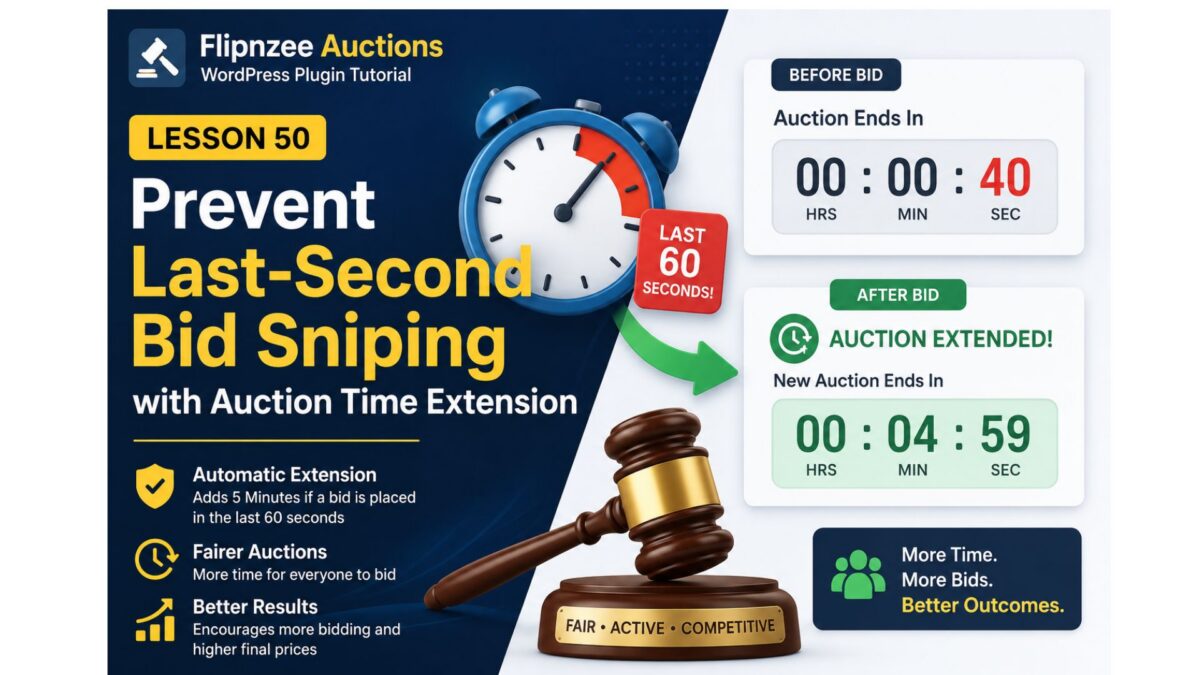 timeststamp and bidding