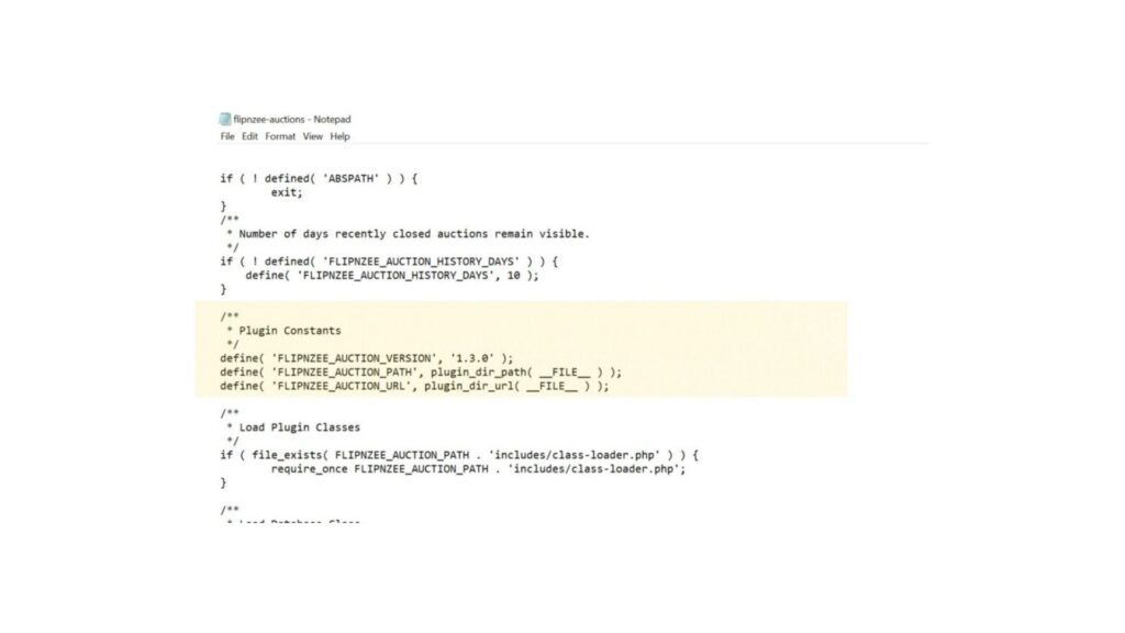 plugin constants